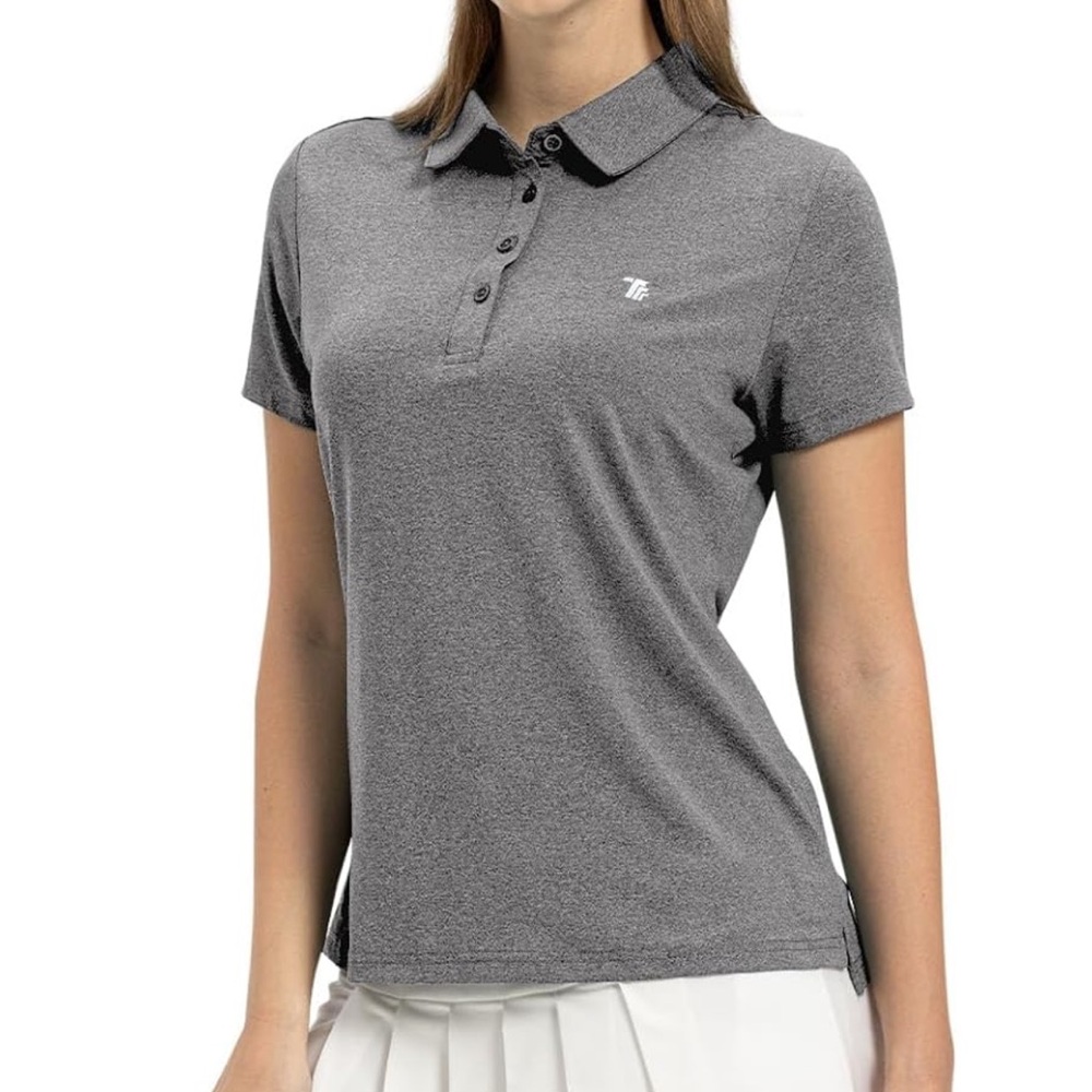 Women's Gray Polo Shirt Size XS NEW WITH TAGS